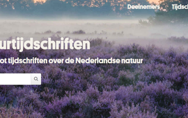 Natuurtijdschriften.nl De site Natuurtijdschriften.nl biedt toegang tot ruim 80.000 natuurartikelen.