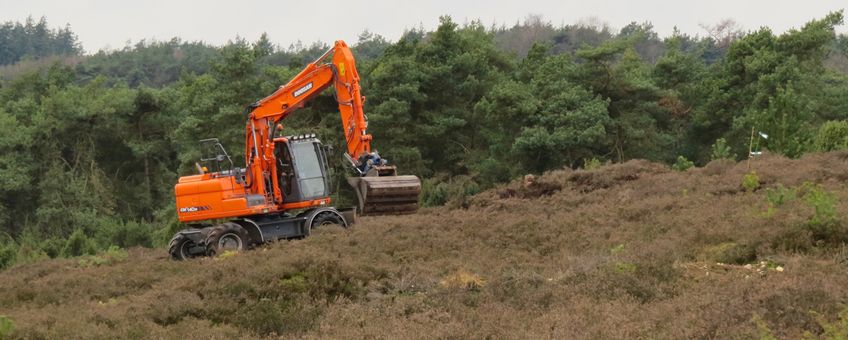 Graafmachine voor steilranden