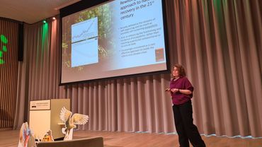 Nathalie Pettorelli (ZSL Conservation) showed how remote sensing makes changes in landscapes transparent