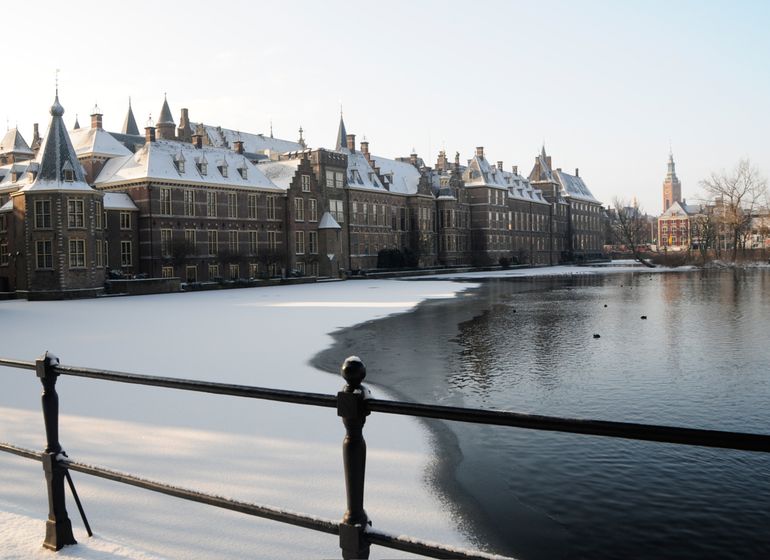 Sneeuw op het Torentje