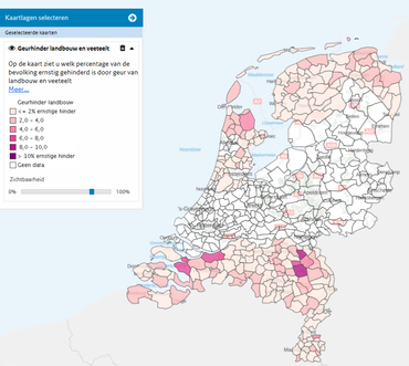 Geurhinder landbouw en veeteelt