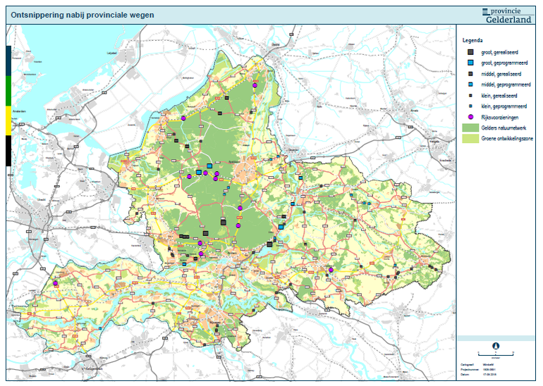 Gerealiseerde en geplande faunavoorzieningen