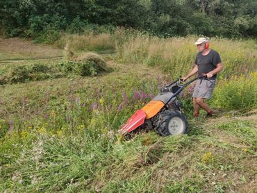 Jaap Mekel maakt veel gebruik van een eenassige messenbalk