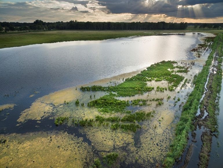 Wijffelterbroek vanuit de lucht