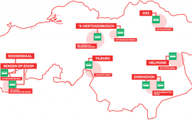 Locaties Groene Haltes op kaart