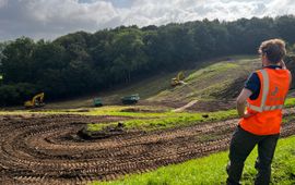 Een blik op de werkzaamheden bij de Berghof