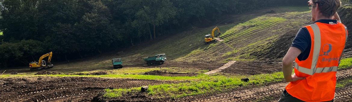 Een blik op de werkzaamheden bij de Berghof