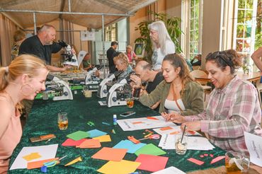 Tijdens het Science café kun je de planten uit de nachtschadefamilie bekijken onder de microscoop