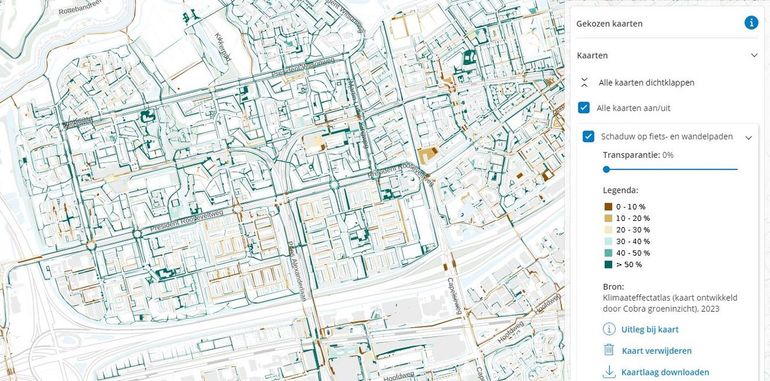 De noordzijde van de Rotterdamse wijk Ommoord heeft meer schaduw dan de zuidzijde. Rotterdam pakt naast deze wijk ook de Afrikaanderbuurt en het Noordereiland aan