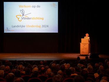 Titia Wolterbeek, directeur van De Vlinderstichting, opent de Landelijke Vlinderdag 2024