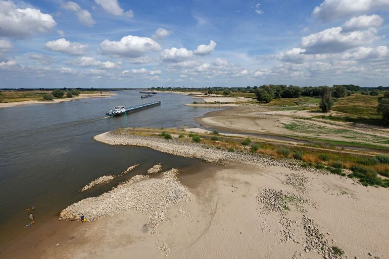 Drooggevallen kribvakken bij de Waal, Nijmegen