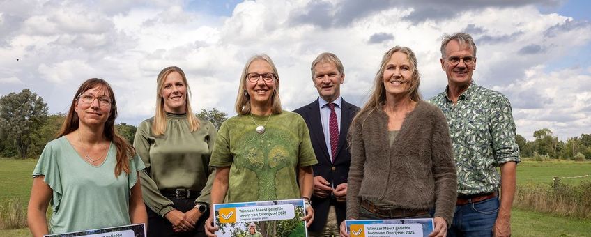v.l.n.r. Berdi Doornebosch, Susanne Bergman, Loekie van Tweel-Groot, Maurits von Martels, Miriam ten Velde en Wim Eikelboom