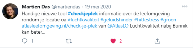 Reactie Check je plek op Twitter