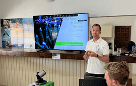 Arno Verhoeven. Dr. Jamie Craggs of the Coral Spawning Lab.