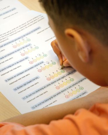 Schoolplein Safari met groep 7/8 van de Kardinaal Alfrinkschool in Wageningen