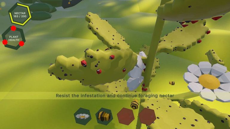 Screenshot uit de game Phero