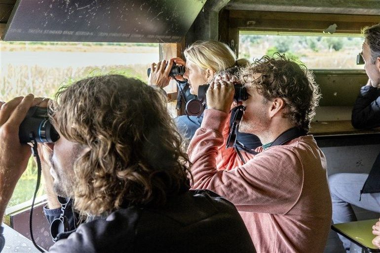 Op de uitkijk in de Oostvaardersplassen