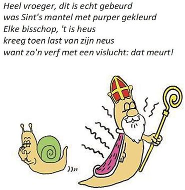 Sinterklaas' purperen mantel