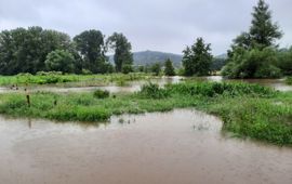 Zomerhoogwater Zuid-Limburg, juli 2021