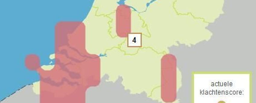 Verweachting van start bloei berken gemaakt op 6 maart 2012 voor 31 maart 2012