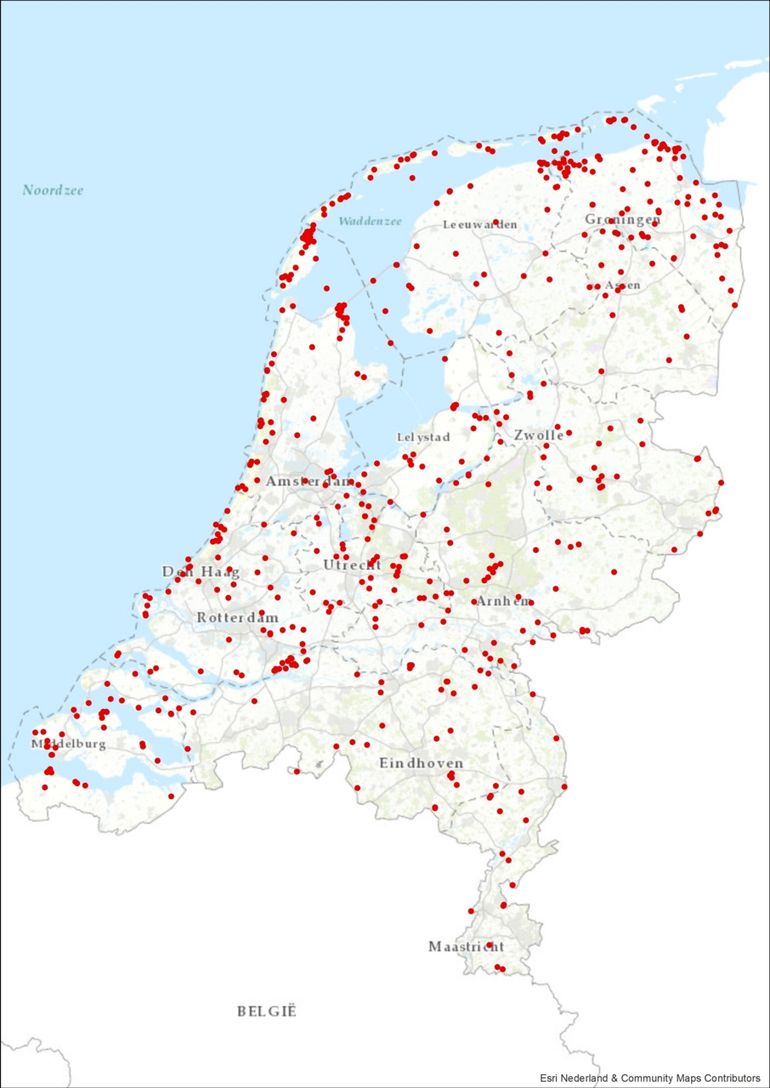 Waarnemingen van steppekiekendieven in de periode 1952-2017