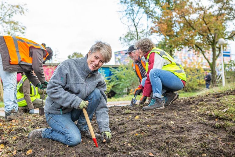 Een dagje in de frisse buitenlucht werken voor de goede zaak, met een groep gezellige mensen bovendien, is hartstikke leuk!