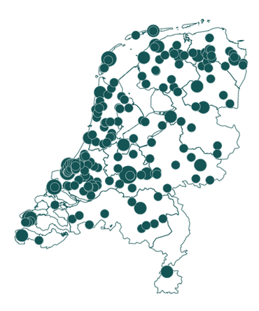 Houtsnippen in Nederlandse tuinen, zoals doorgegeven via de Jaarrond Tuintelling