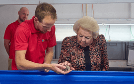 Adam Watkins Sea urchin hatchery