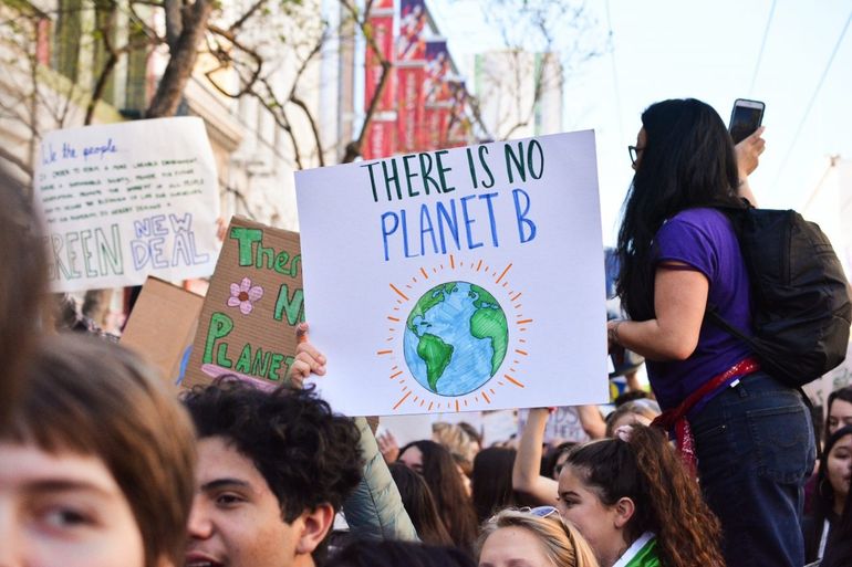 Jongeren in actie voor klimaat