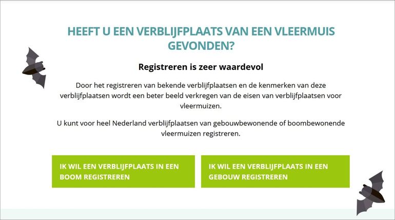 Doe mee en geef de kenmerken van verblijfplaatsen in gebouwen (en bomen) door!