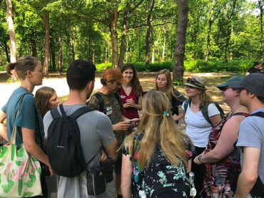 Behalve natuuronderzoek was er volop gelegenheid om nieuwe kennissen te maken