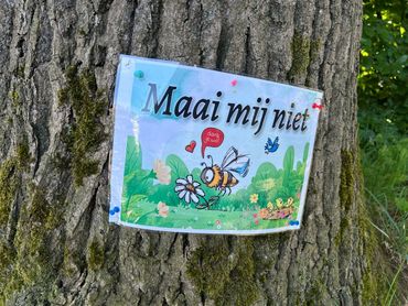 Hier liever niet maaien ...