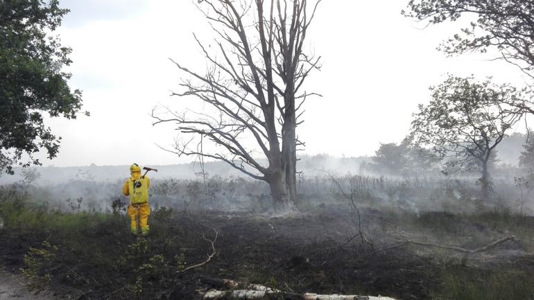 Bestrijding van de brand op De Malpie