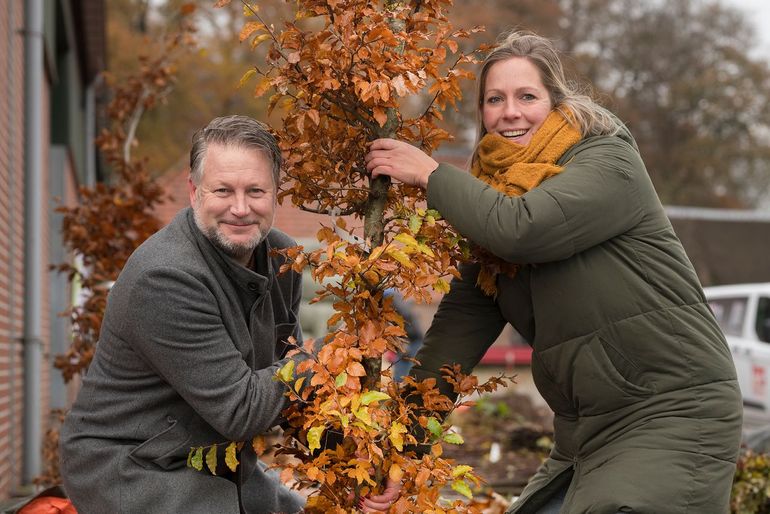 Gedeputeerde Martijn Dadema en Susanne Bergman