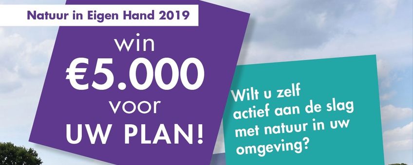 Flyer Natuur in eigen hand