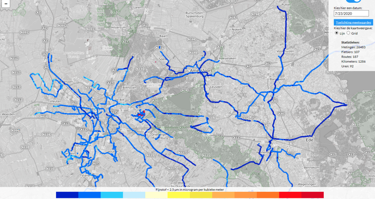 Snuffelfiets op de kaart