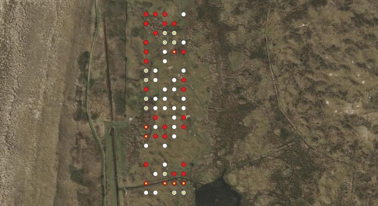 De resultaten in gebied B (Bollekamer) in 2023 (geen begrazing)