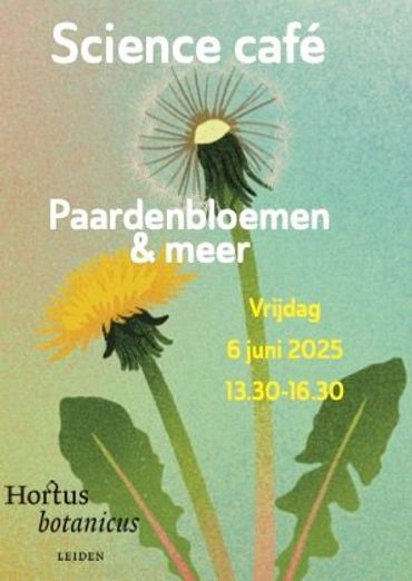 Flyer Science café 6 juni 2025