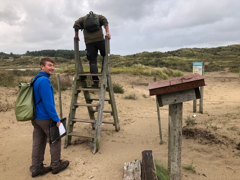 Thomas en Donovan betreden het Kraansvlak