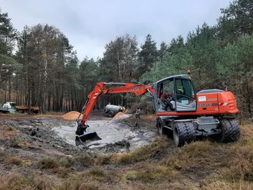 In de bosgebieden is water essentieel voor alles wat er leeft. Voor een grotere biodiversiteit zijn poelen aangelegd. De locatie, ligging en vormgeving daarvan zijn overwogen gekozen met maximaal ecologisch rendement