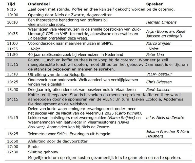 Programma VLEN-dag 2025