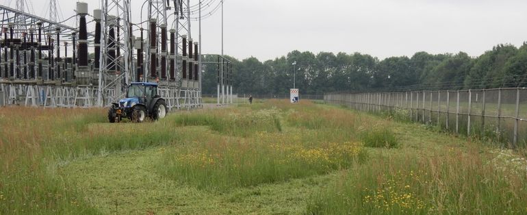 Sinusbeheer op een hoogspanningsstation