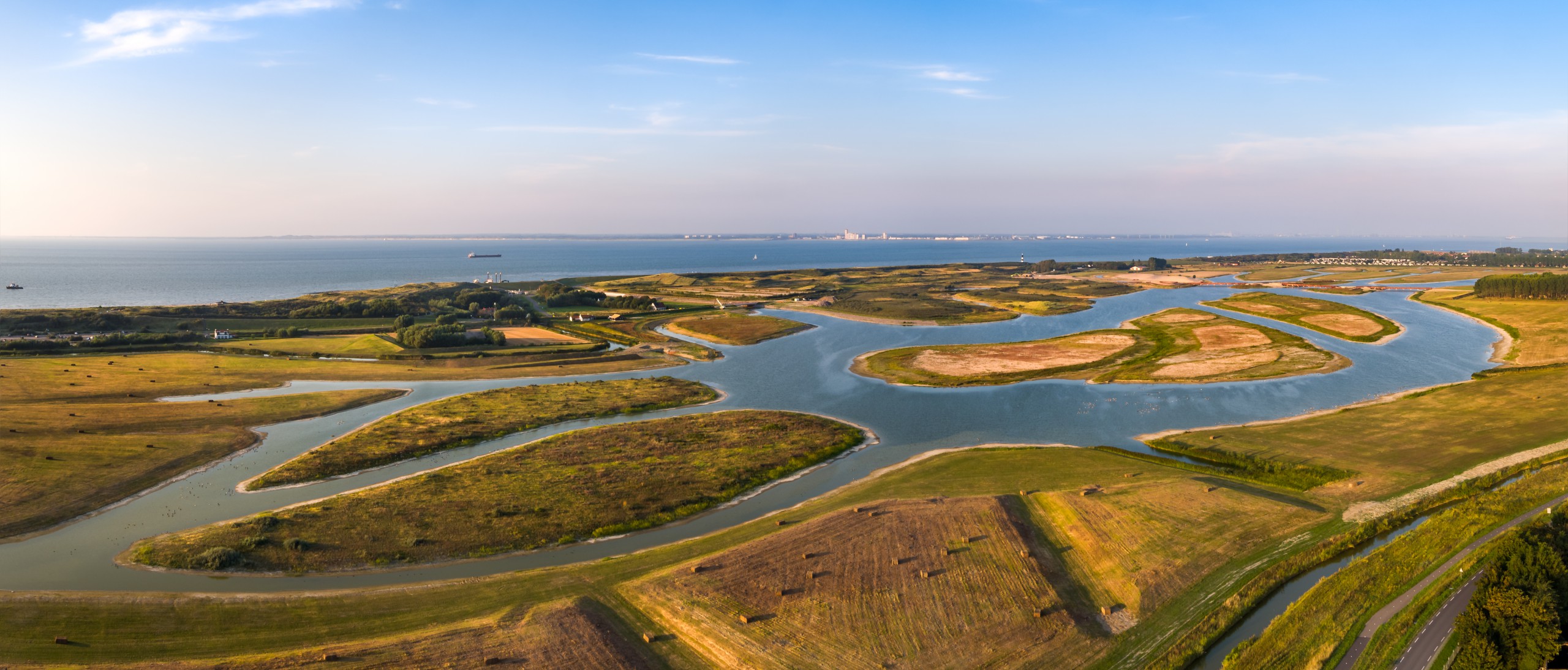 Natuurgebied Waterdunen in de provincie Zeeland