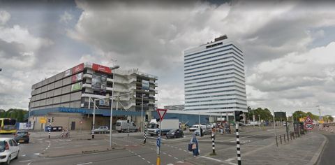 Nieuwe gevel parkeergarage