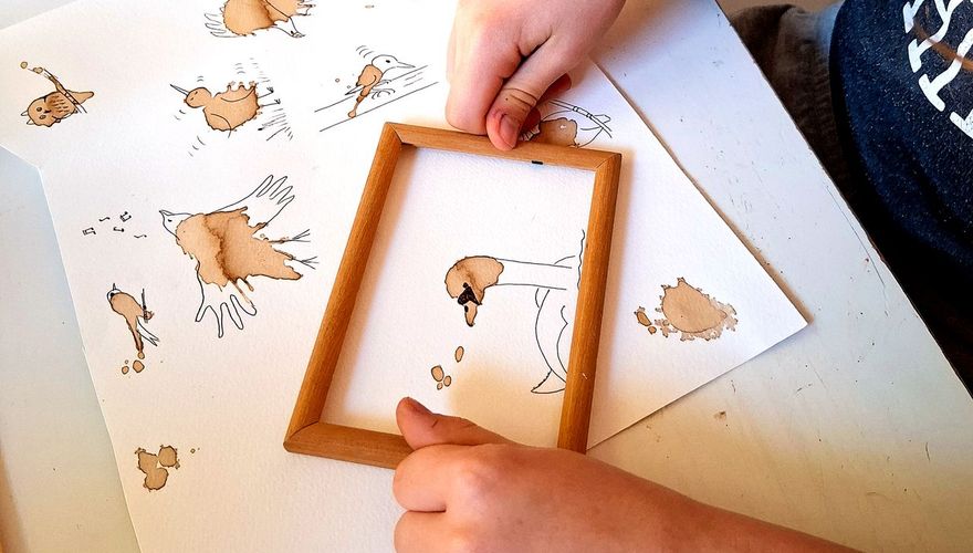 Vogelschilderijtje maken / Jeanet van Zoelen