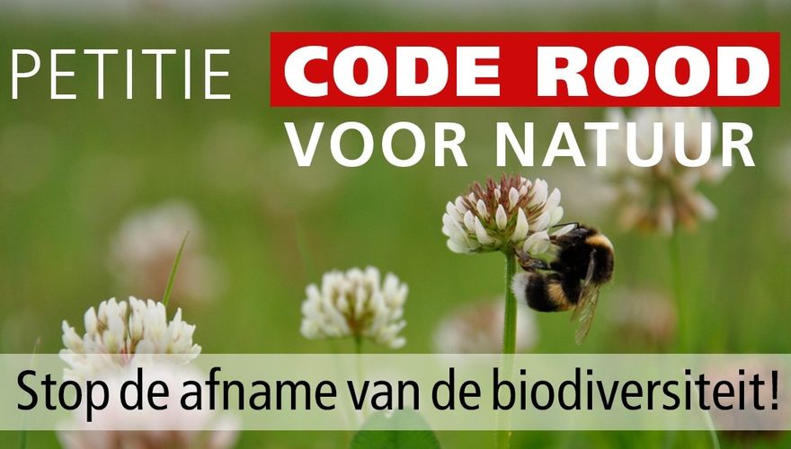 Banner Petitie Code Rood voor Natuur