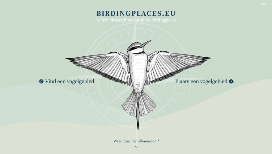 Homepage Birdingplaces EU