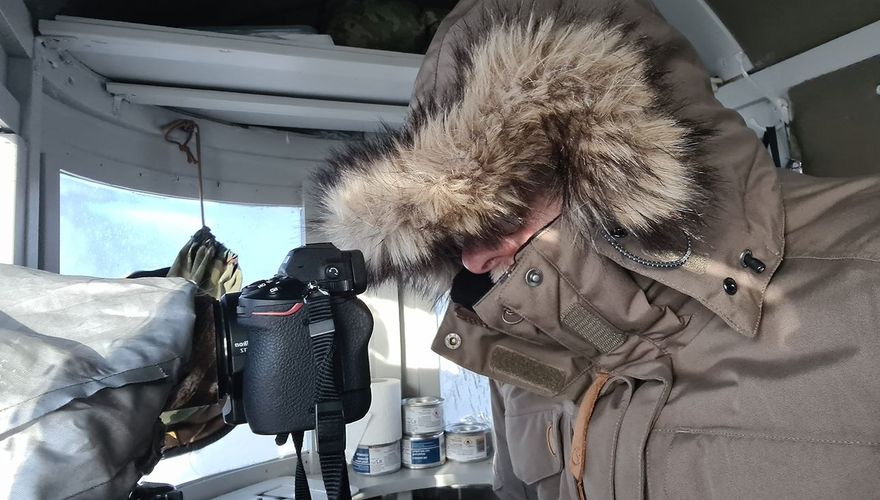 Fotograferen bij minus 15 graden / Hans Peeters