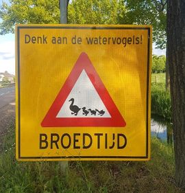 Bord broedtijd - denk aan de watervogels / Gert Ottens