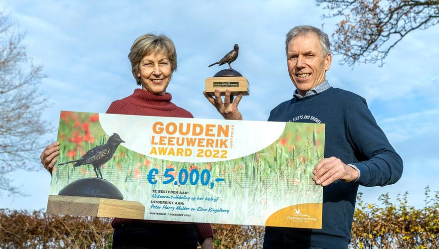 Gouden Leeuwerik voor Peter Harry Mulder en Eline Ringelberg